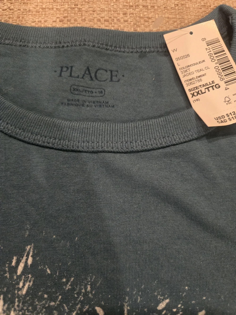 The Children's Place Teal Boys' Soccer Graphic Tee